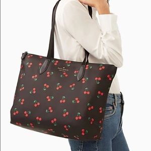 Brand new w/tags Kate Spade “Mel” tote in Cherry print
